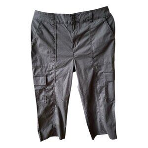 Women's Social Standard by Sanctuary Charcoal Gray Cargo Pants Size Large
